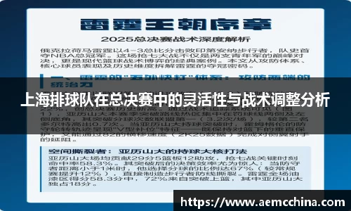 上海排球队在总决赛中的灵活性与战术调整分析